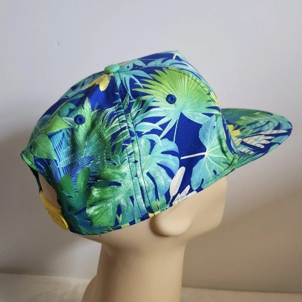 Nickelodeon SpongeBob Squarepants Tropical Blue Green Baseball Hat Cap